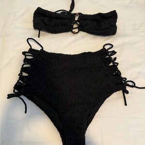 Victoria's Secret Black Lace Bikini
